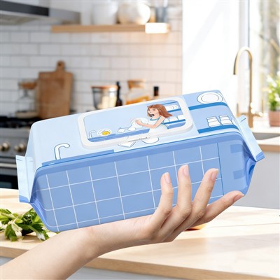 Lingettes antibactériennes pour la cuisine
